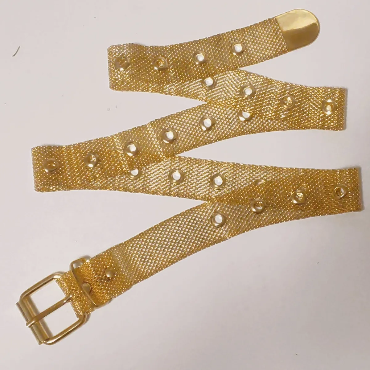 Metal chain belt