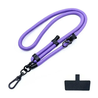 10MM Mobile Phone Lanyard Adjustable Outdoor Universal Case Crossbody Shoulder Card Neck Cord Clip Hang Anti-Lost Wrist Strap
