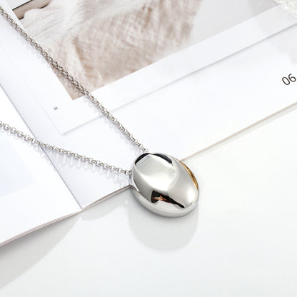 Korean Style Drop Pendant Necklace with Gold Plated Chain