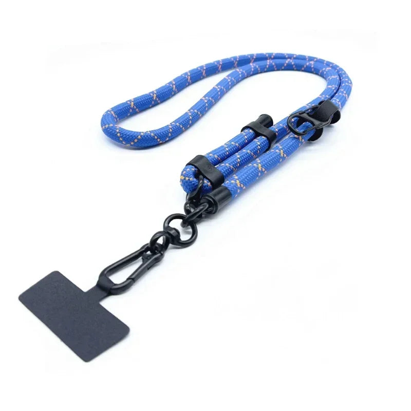 10MM Mobile Phone Lanyard Adjustable Outdoor Universal Case Crossbody Shoulder Card Neck Cord Clip Hang Anti-Lost Wrist Strap