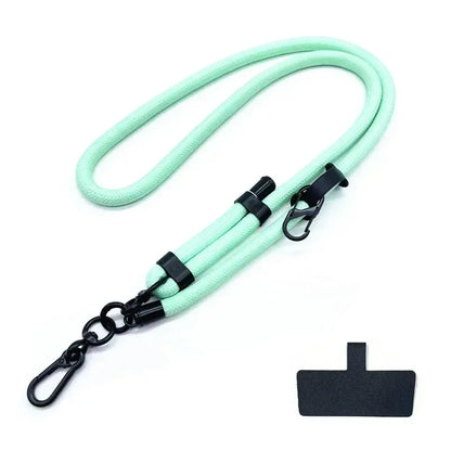 10MM Mobile Phone Lanyard Adjustable Outdoor Universal Case Crossbody Shoulder Card Neck Cord Clip Hang Anti-Lost Wrist Strap