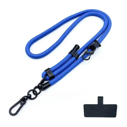 10MM Mobile Phone Lanyard Adjustable Outdoor Universal Case Crossbody Shoulder Card Neck Cord Clip Hang Anti-Lost Wrist Strap