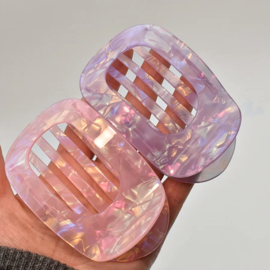 Women Girls Elegant Hair Claw Clips Arc Shaped Geometric Hairgrip Ponytail Clamp Hairpin Headwear Women Hair Accessories New
