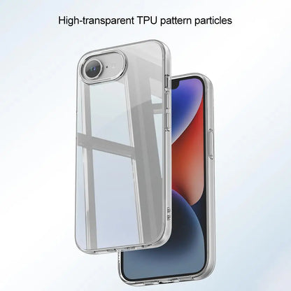 Luxury Transparent Case For IPhone 16e Soft TPU Shockproof Back Cover Clear Case For Phone 16e Waterproof Case Cover Accessories