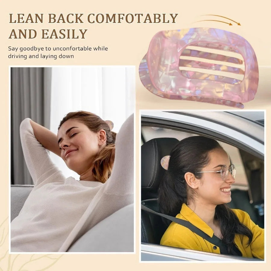 Women Girls Elegant Hair Claw Clips Arc Shaped Geometric Hairgrip Ponytail Clamp Hairpin Headwear Women Hair Accessories New