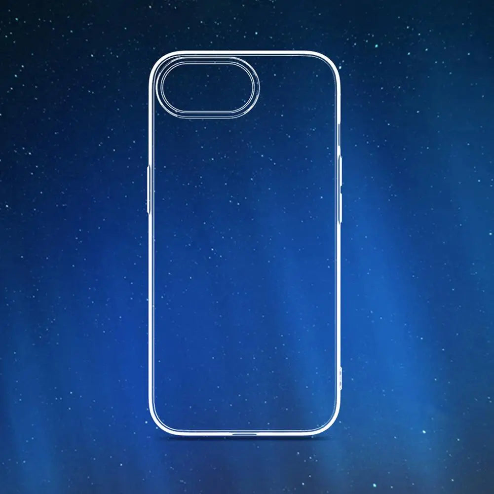 Luxury Transparent Case For IPhone 16e Soft TPU Shockproof Back Cover Clear Case For Phone 16e Waterproof Case Cover Accessories