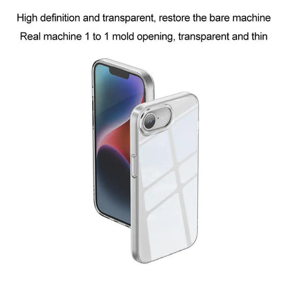 Luxury Transparent Case For IPhone 16e Soft TPU Shockproof Back Cover Clear Case For Phone 16e Waterproof Case Cover Accessories