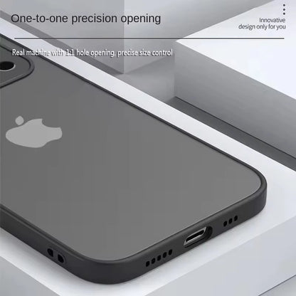 Matte Phone Case For iPhone 16 13 12 11 14 15 Pro Max Mini Luxury Soft Silicone Shockproof Case For iPhone 15 14 16 Plus XR X XS
