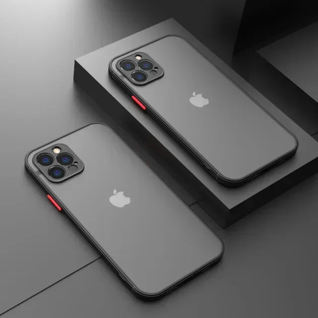 Matte Phone Case For iPhone 16 13 12 11 14 15 Pro Max Mini Luxury Soft Silicone Shockproof Case For iPhone 15 14 16 Plus XR X XS