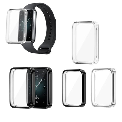 Soft TPU Case Cover For Honor Band 9 10 Plated Shiny Slim Full Cover