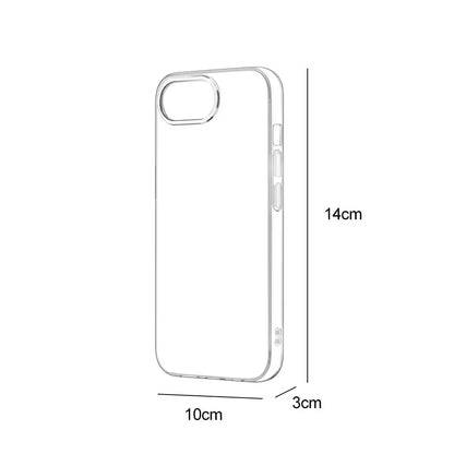 Luxury Transparent Case For IPhone 16e Soft TPU Shockproof Back Cover Clear Case For Phone 16e Waterproof Case Cover Accessories