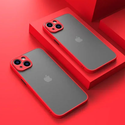 Matte Phone Case For iPhone 16 13 12 11 14 15 Pro Max Mini Luxury Soft Silicone Shockproof Case For iPhone 15 14 16 Plus XR X XS
