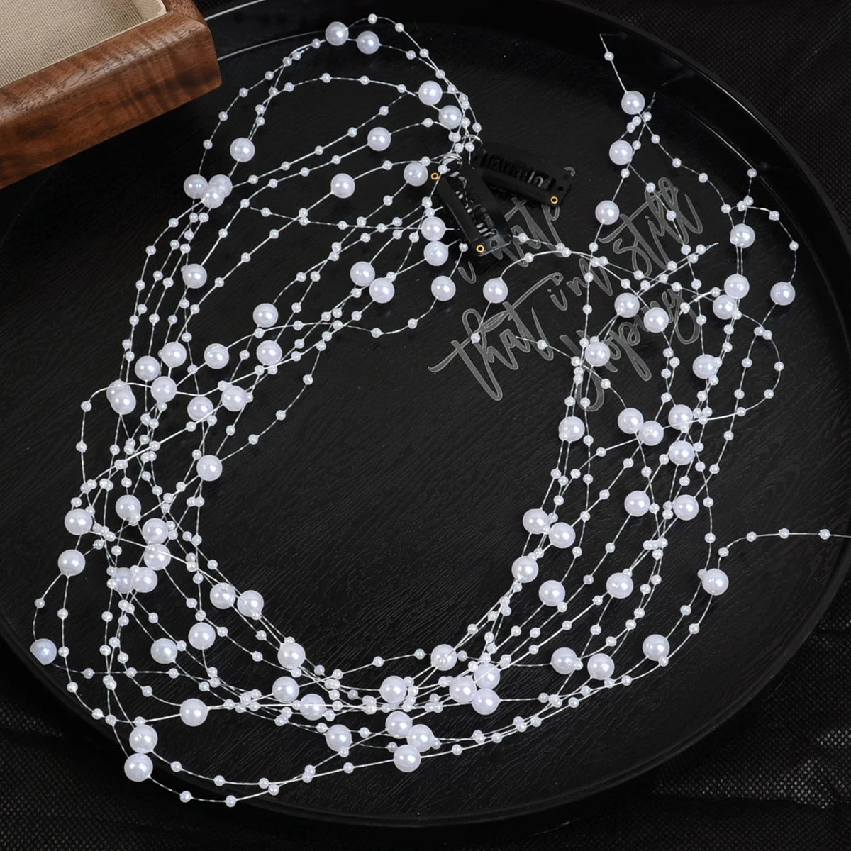 Super Fairy Tassel Hair Accessories, Braided Hair Clips, Pearl Hair Chains, Women's Hair Accessories, Y2K Hair Clips Suitable for Parties, Proms, Girls' Birthday Outfits, and Daily Wear