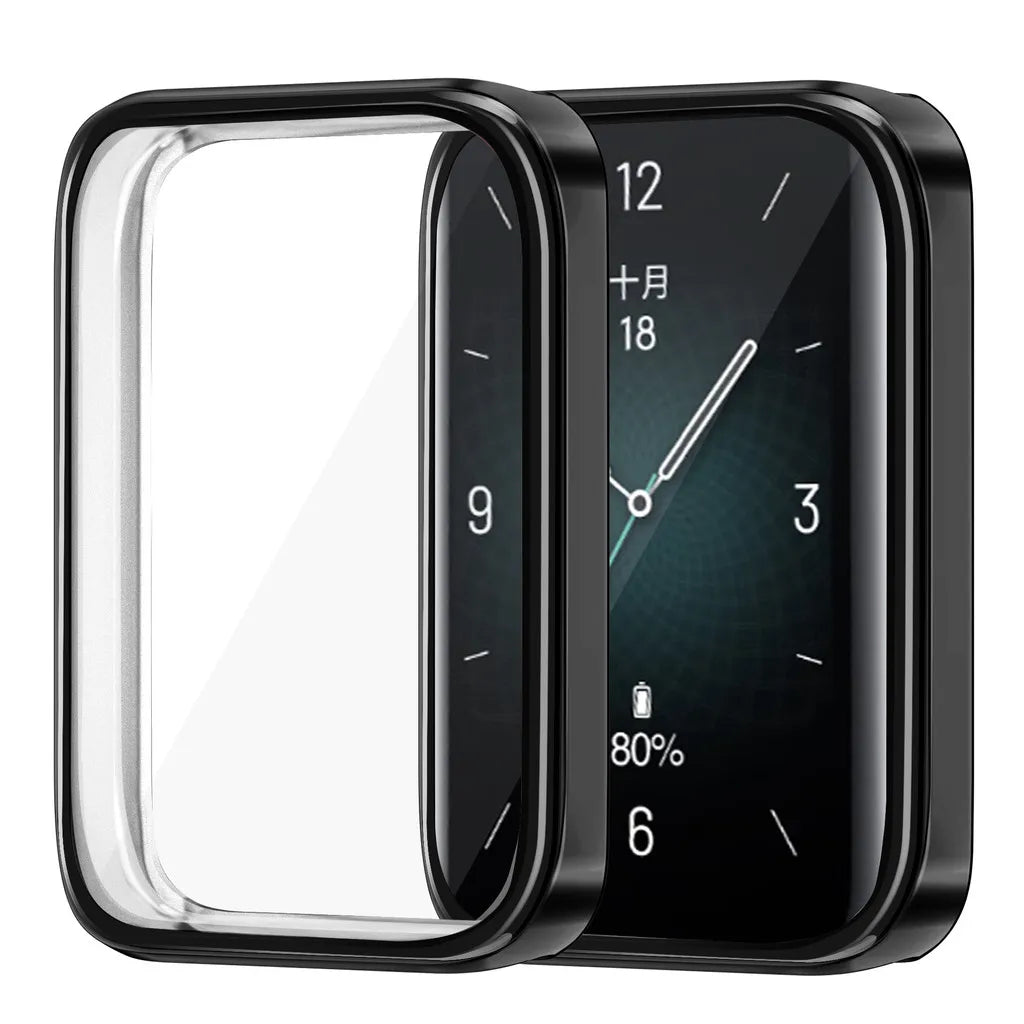 Soft TPU Case Cover For Honor Band 9 10 Plated Shiny Slim Full Cover