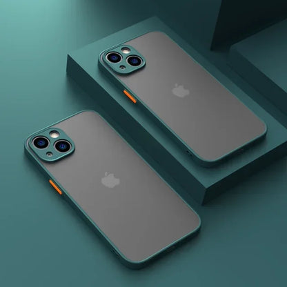 Matte Phone Case For iPhone 16 13 12 11 14 15 Pro Max Mini Luxury Soft Silicone Shockproof Case For iPhone 15 14 16 Plus XR X XS
