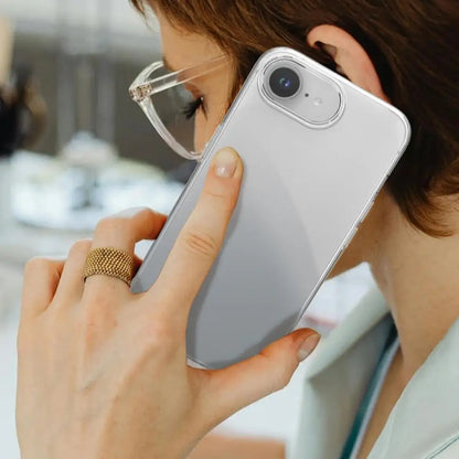 Luxury Transparent Case For IPhone 16e Soft TPU Shockproof Back Cover Clear Case For Phone 16e Waterproof Case Cover Accessories