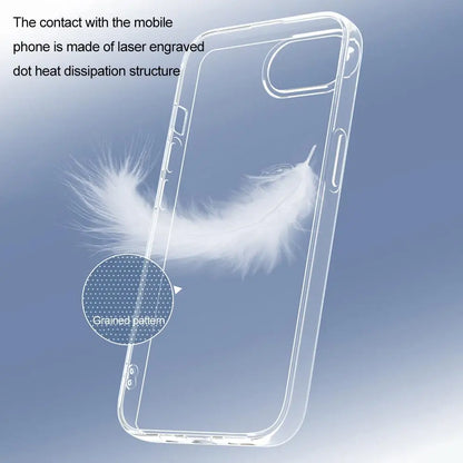 Luxury Transparent Case For IPhone 16e Soft TPU Shockproof Back Cover Clear Case For Phone 16e Waterproof Case Cover Accessories