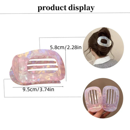Women Girls Elegant Hair Claw Clips Arc Shaped Geometric Hairgrip Ponytail Clamp Hairpin Headwear Women Hair Accessories New