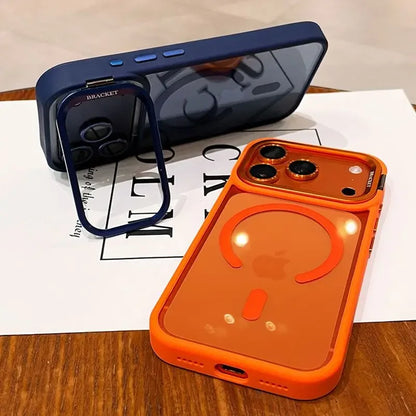 New Tech-Style Lanyard Window Magnetic Phone Case For iPhone 17 15 16 13 11 14 12 Pro Max 17 ProMax Cases With Strap Phone Cover