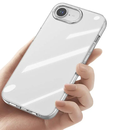 Luxury Transparent Case For IPhone 16e Soft TPU Shockproof Back Cover Clear Case For Phone 16e Waterproof Case Cover Accessories