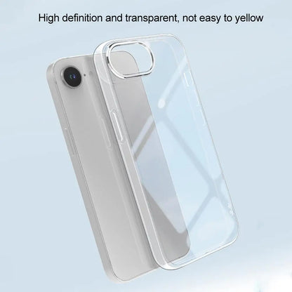 Luxury Transparent Case For IPhone 16e Soft TPU Shockproof Back Cover Clear Case For Phone 16e Waterproof Case Cover Accessories