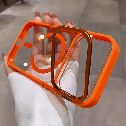 New Tech-Style Lanyard Window Magnetic Phone Case For iPhone 17 15 16 13 11 14 12 Pro Max 17 ProMax Cases With Strap Phone Cover