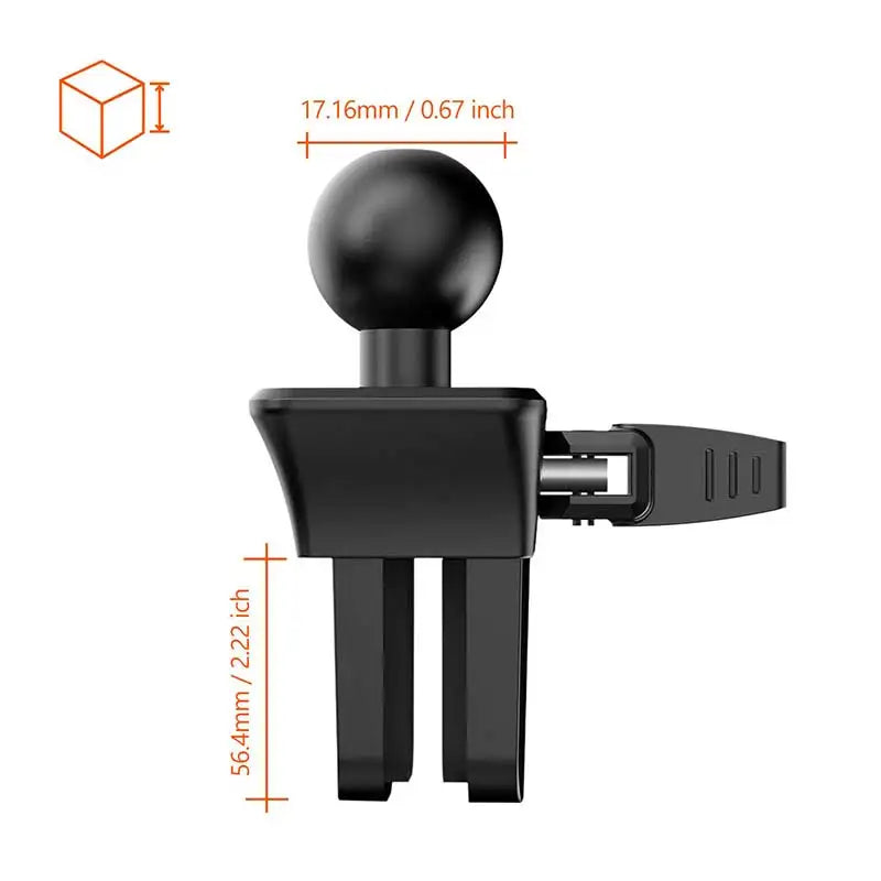 Universal Car Phone Holder 17mm ball accessories Mobile Phone Holder Air Vent Mount Stand in Car GPS Mount Support For iPhone 13