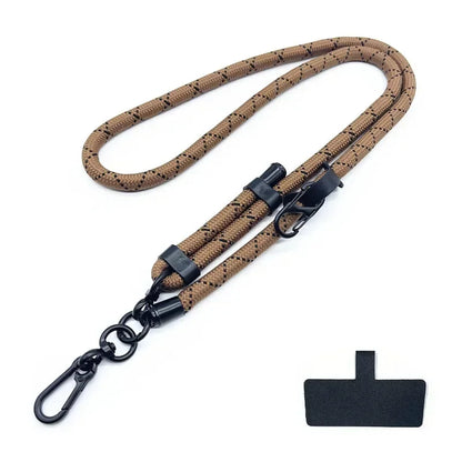 10MM Mobile Phone Lanyard Adjustable Outdoor Universal Case Crossbody Shoulder Card Neck Cord Clip Hang Anti-Lost Wrist Strap