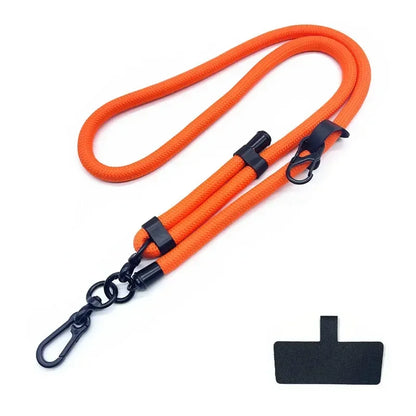 10MM Mobile Phone Lanyard Adjustable Outdoor Universal Case Crossbody Shoulder Card Neck Cord Clip Hang Anti-Lost Wrist Strap
