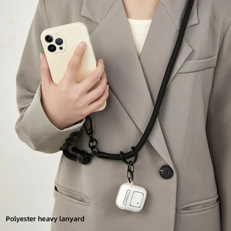 10MM Mobile Phone Lanyard Adjustable Outdoor Universal Case Crossbody Shoulder Card Neck Cord Clip Hang Anti-Lost Wrist Strap